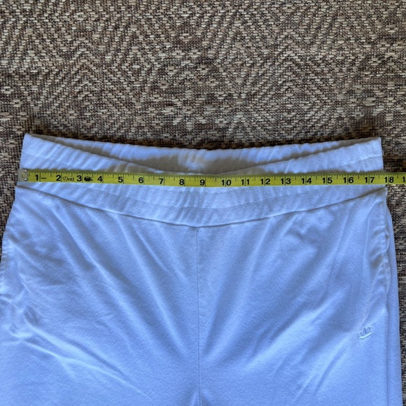 Juicy Couture White Terry Cloth Wide Leg Sweatpants Pants Womens Large - Picture 2 of 6